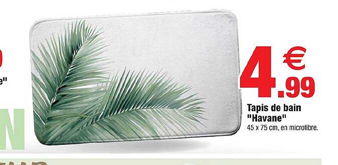 Tapis de bain "Havane"