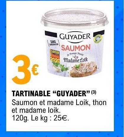TARTINABLE “GUYADER”