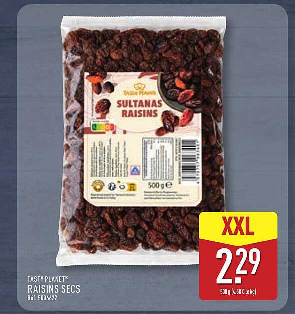TASTY PLANET® RAISINS SECS