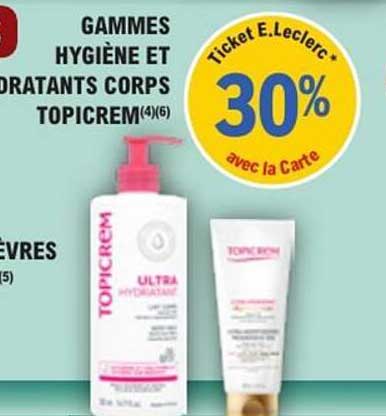 Ticket E.Leclerc 30% avec la Carte