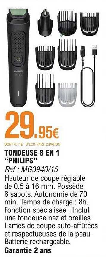 TONDEUSE 8 EN 1 “PHILIPS”