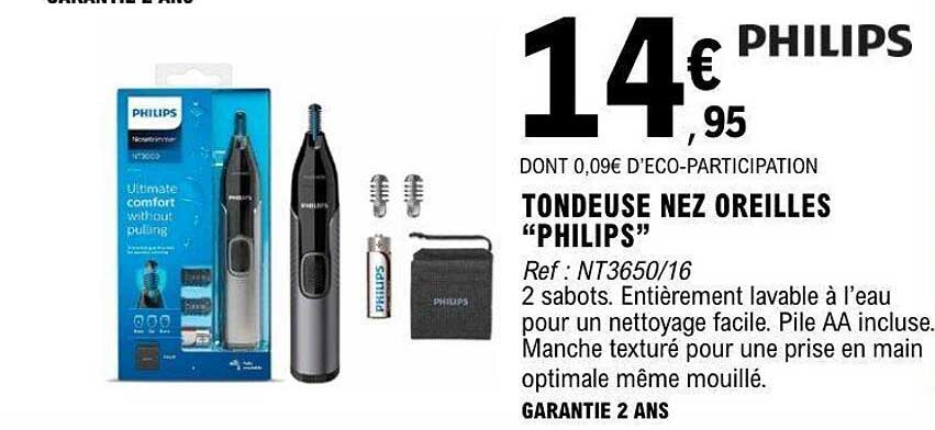 TONDEUSE NEZ OREILLES “PHILIPS”