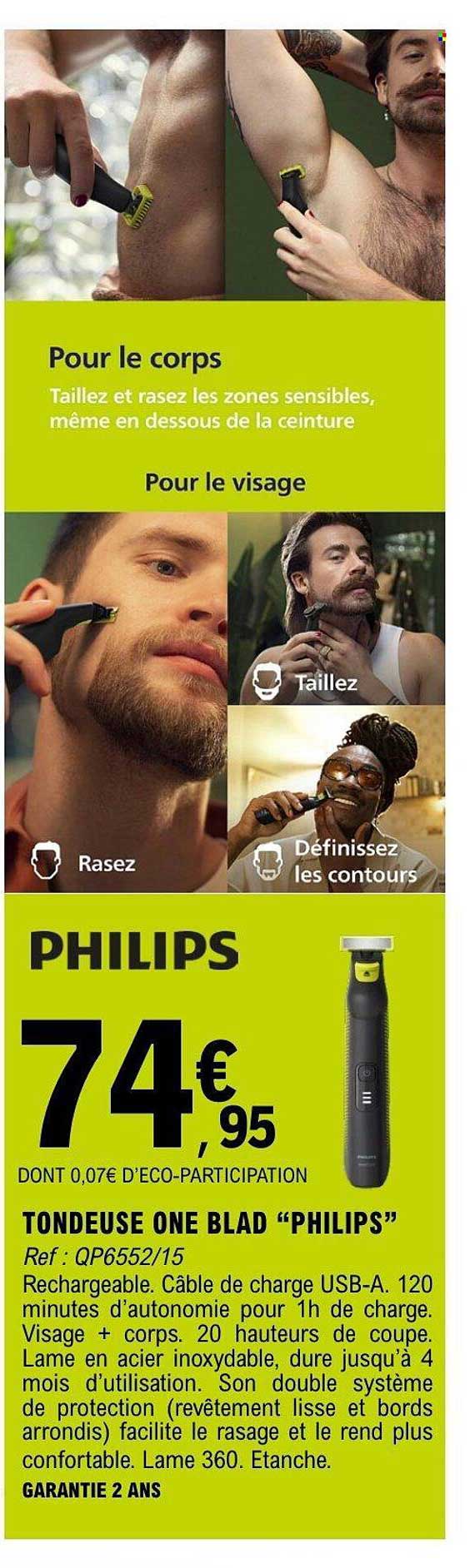 TONDEUSE ONE BLAD “PHILIPS”