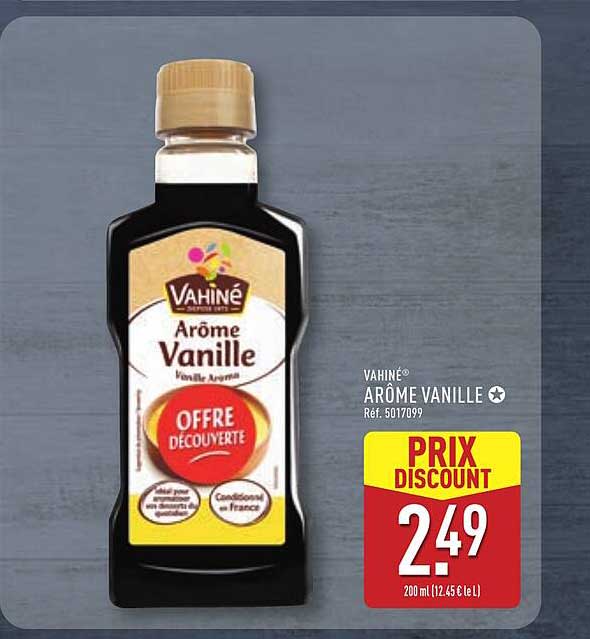 VAHINE ARÔME VANILLE