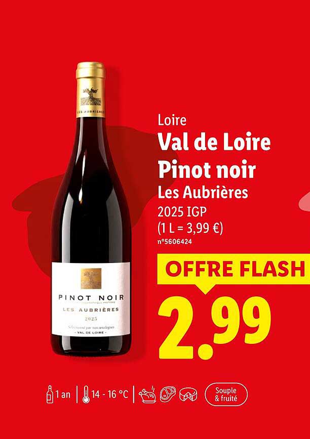Val de Loire Pinot noir Les Aubrières