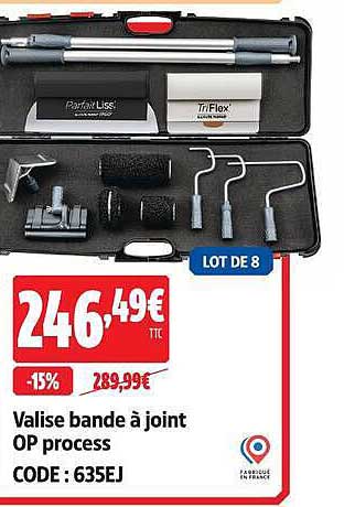 Valise bande à joint OP process