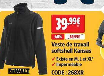 Veste de travail softshell Kansas