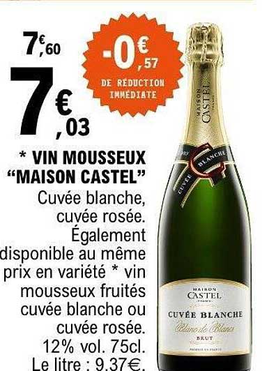 VIN MOUSSEUX “MAISON CASTEL”