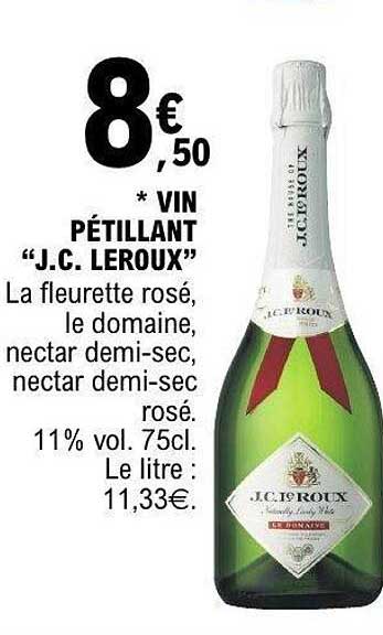 VIN PÉTILLANT "J.C. LEROUX"