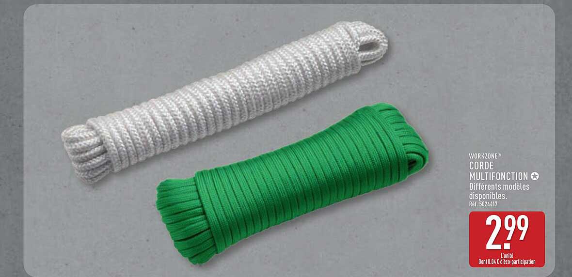 WORKZONE® CORDE MULTIFONCTION