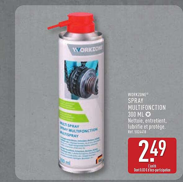 WORKZONE SPRAY MULTIFONCTION 300 ML