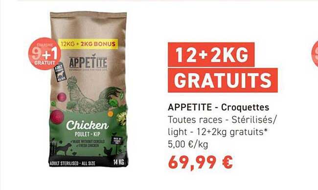 12+2KG GRATUITS