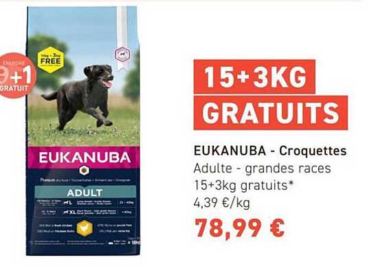 15+3KG GRATUITS
