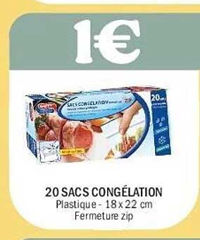 20 SACS CONGÉLATION