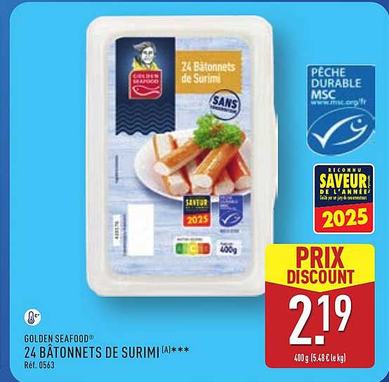 24 Bâtonnets de Surimi