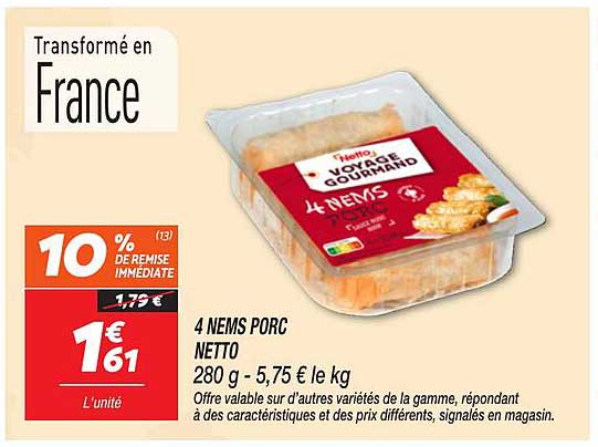 4 NEMS PORC NETTO