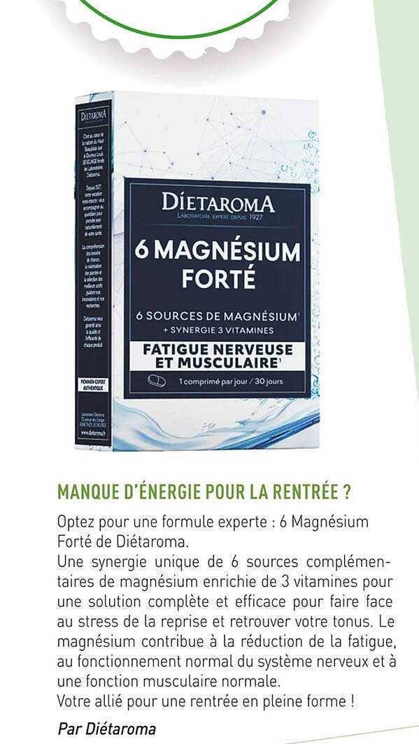 6 Magnésium Forté