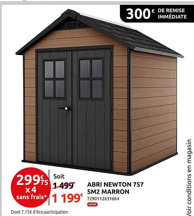 ABRI NEWTON 757 5M2 MARRON