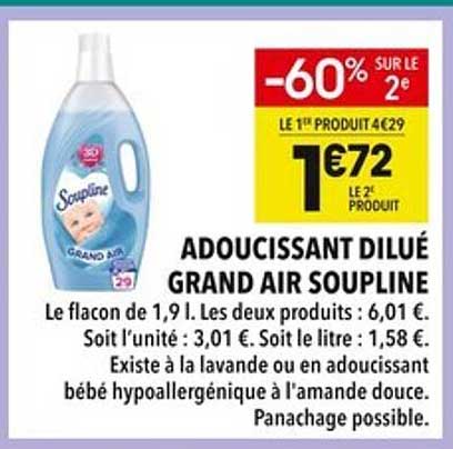 ADOUCISSANT DILUÉ GRAND AIR SOUPLINE