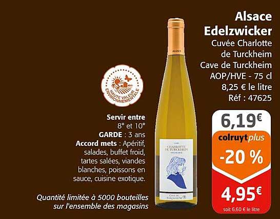 Alsace Edelzwicker Cuvée Charlotte de Turckheim