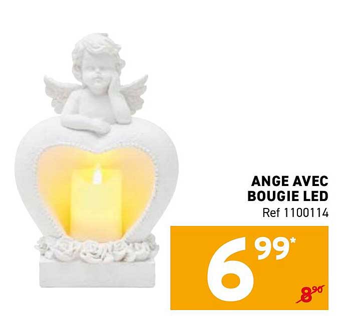 ANGE AVEC BOUGIE LED