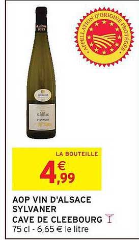 AOP VIN D'ALSACE SYLVANER