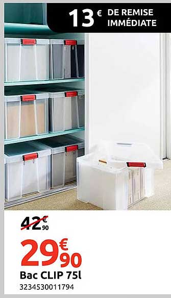 Bac CLIP 75L