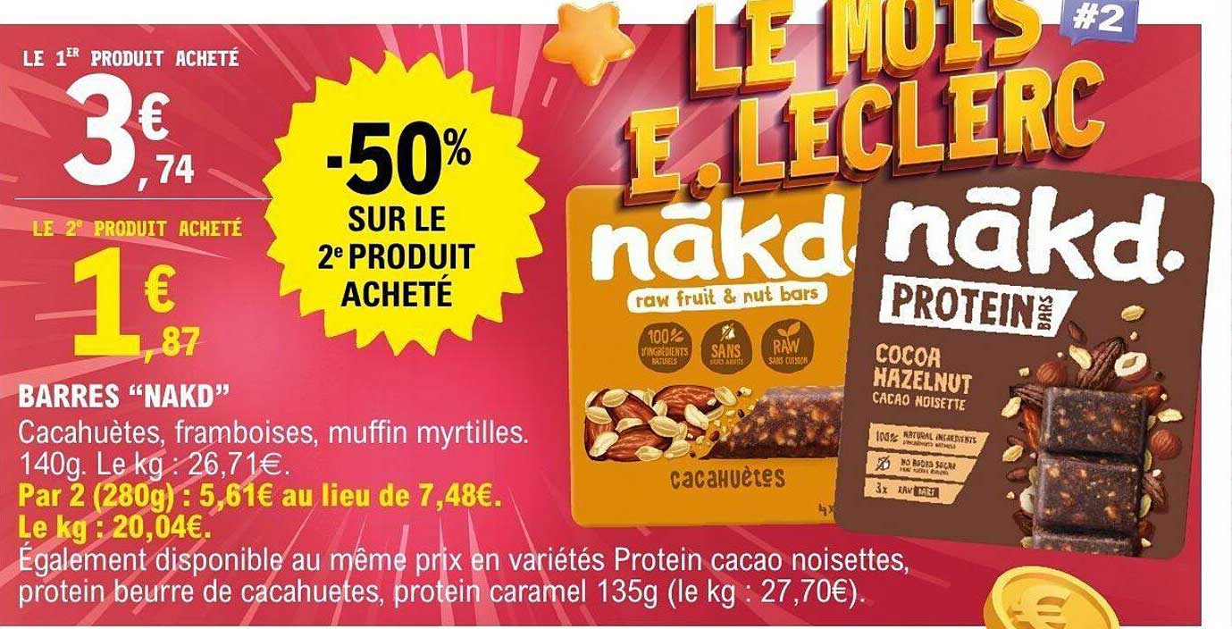 BARRES "NAKD"