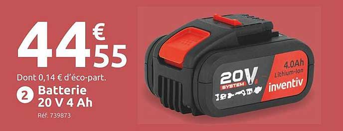 Batterie 20 V 4 Ah