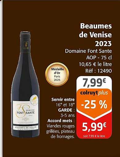 Beaumes de Venise 2023