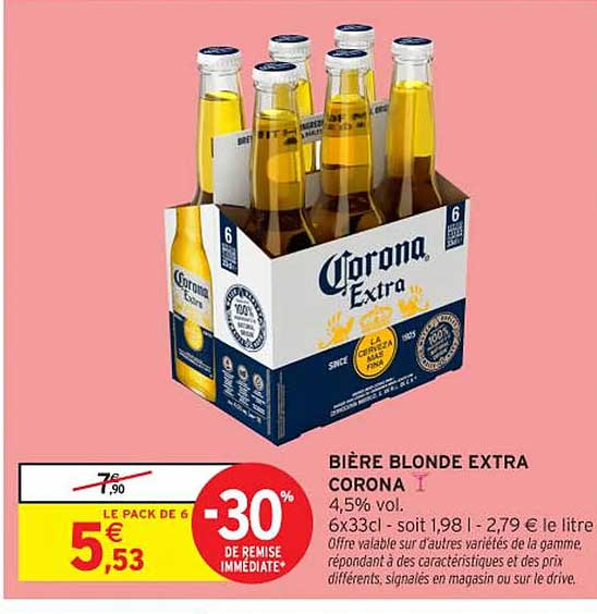 BIÈRE BLONDE EXTRA CORONA