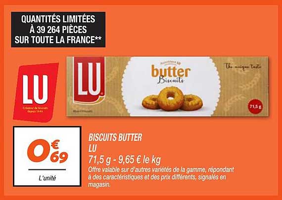 BISCUITS BUTTER
