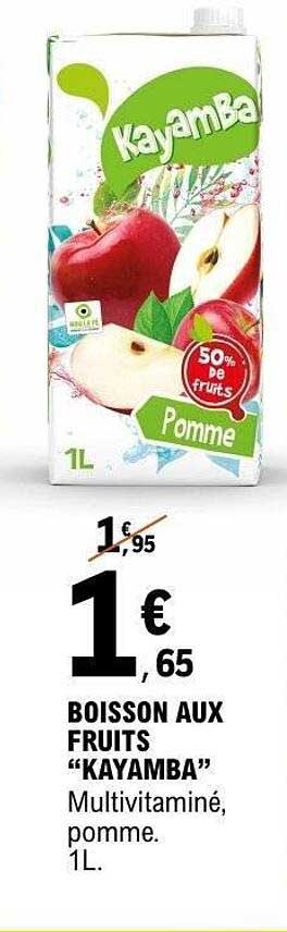 BOISSON AUX FRUITS "KAYAMBA"