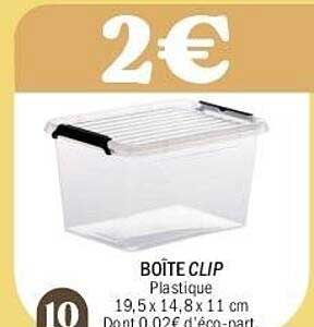 BOÎTE CLIP