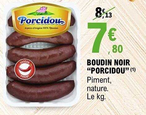 BOUDIN NOIR “PORCIDOU”