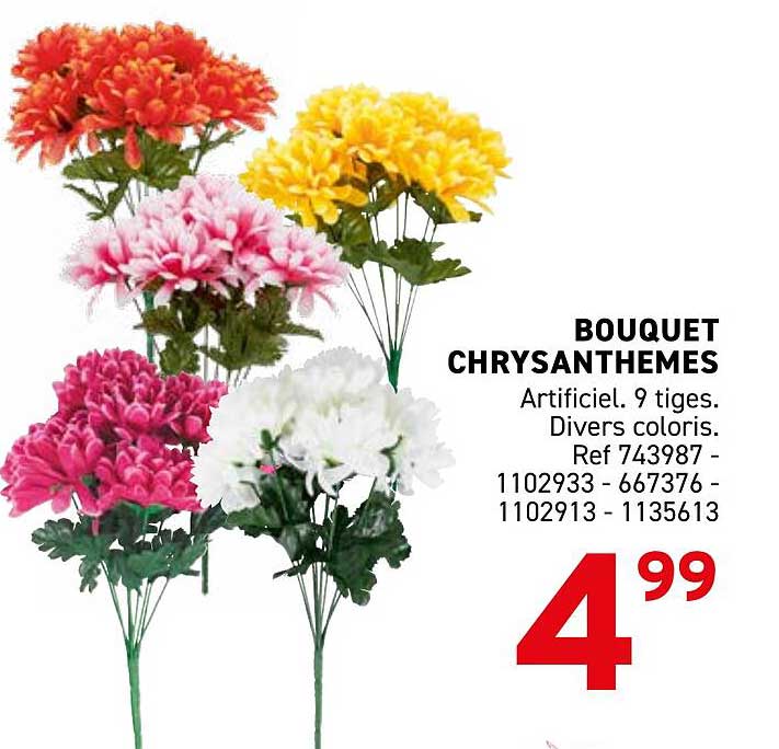 BOUQUET CHRYSANTHEMES
