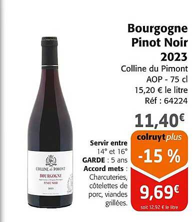 Bourgogne Pinot Noir 2023