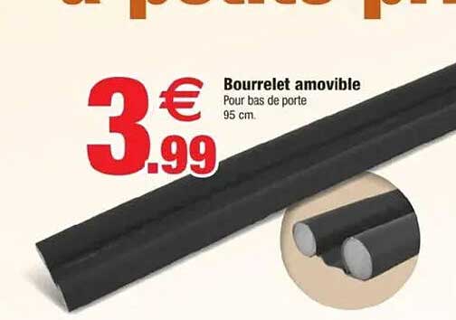 Bourrelet amovible