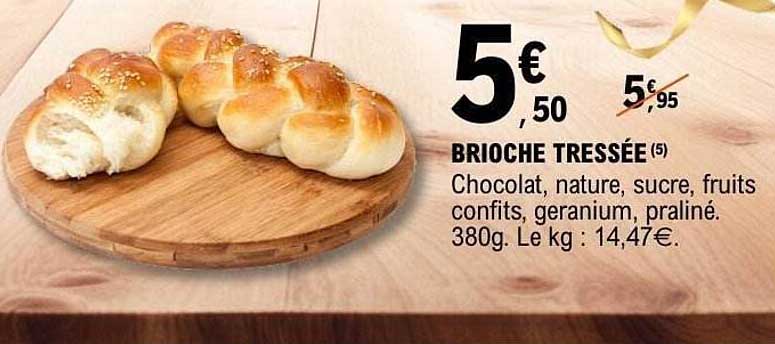 BRIOCHE TRESSÉE
