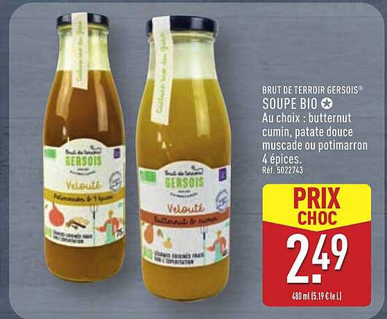 BRUT DE TERROIR GERSOIS® SOUPE BIO