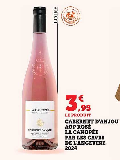 CABERNET D'ANJOU AOP ROSÉ LA CANOPÉE