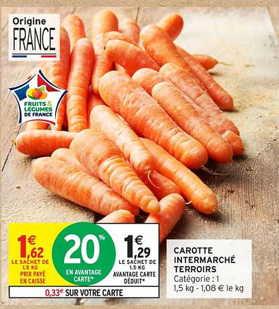 CAROTTE INTERMARCHÉ TERROIRS
