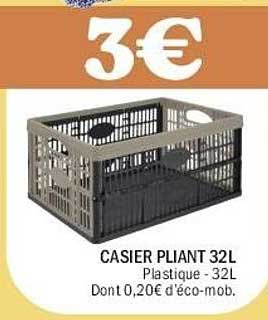 CASIER PLIANT 32L