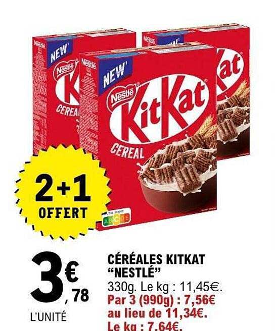 CÉRÉALES KITKAT “NESTLÉ”