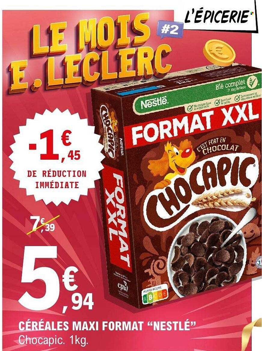 CÉRÉALES MAXI FORMAT “NESTLÉ”