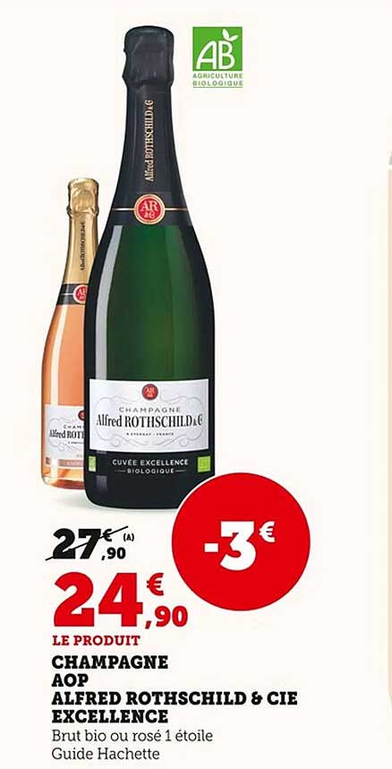 CHAMPAGNE AOP ALFRED ROTHSCHILD & CIE EXCELLENCE