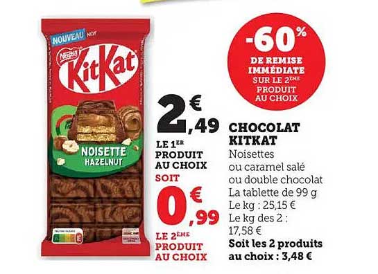 CHOCOLAT KITKAT