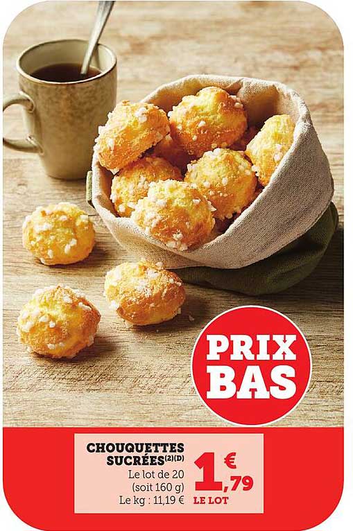 CHOUQUETTES SUCRÉES (2D)
