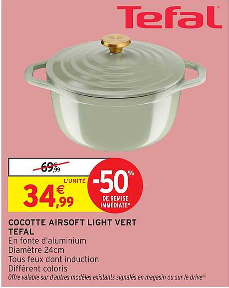 COCOTTE AIRSOFT LIGHT VERT TEFAL