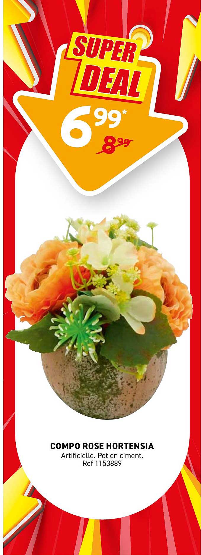 COMPO ROSE HORTENSIA